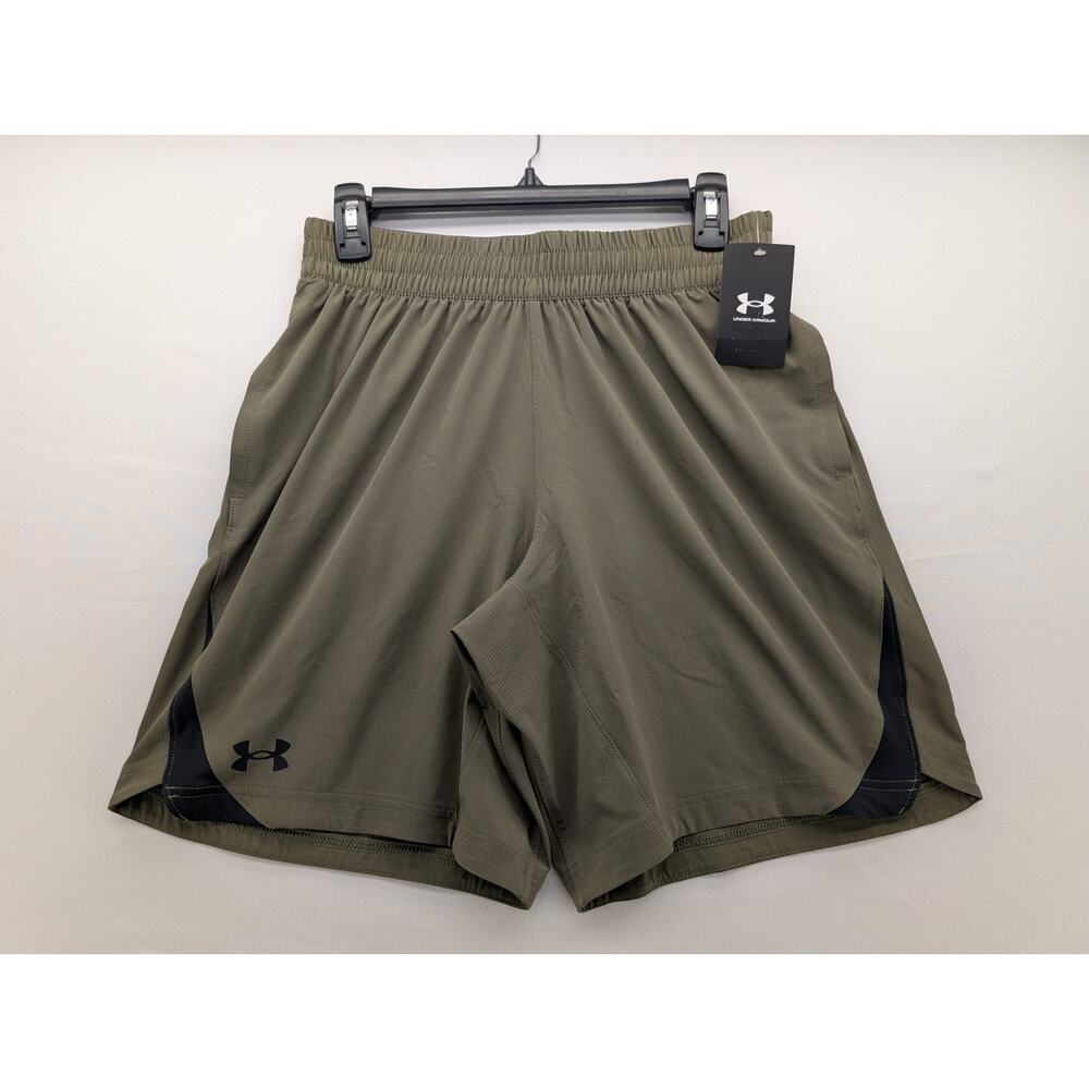 NWT Under Armour UA Elevated Woven 2.0 Men's Shorts in Marine OD Green sz Medium